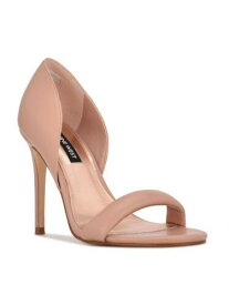 ナインウエスト NINE WEST Womens Pink Padded Mistery Open Toe Stiletto Slip On Heeled Sandal 6 M レディース