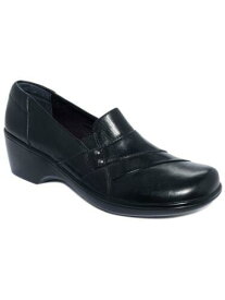 クラークス COLLECTION BY CLARKS Womens Black May Marigold Slip On Leather Loafers Shoes 7 M レディース