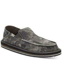 サヌーク SANUK Womens Gray Tie Dye Cushioned Vagabond Round Toe Slip On Loafers Shoes 12 レディース