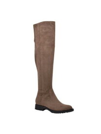 ゲス GUESS Womens Brown Almond Toe Block Heel Zip-Up Boots Shoes 10 M レディース