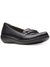 クラークス COLLECTION BY CLARKS Womens Black Ashland Lily Wedge Slip On Loafers Shoes 6 M レディース