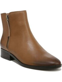 ナチュラライザー NATURALIZER Womens English Tea Brown Robyn Almond Block Heel Leather Booties 5 M レディース