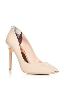 テッドベーカー TED BAKER LONDON Womens Pink Izibela Stiletto Slip On Leather Pumps Shoes 10 レディース