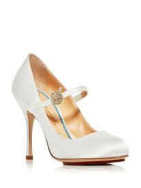 シャーロットオリンピア CHARLOTTE OLYMPIA Womens Open White Satin Fabri Toe Stiletto Slip On Pumps 37 レディース