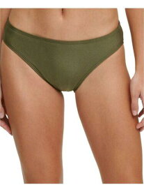 ディーケーエヌワイ DKNY Women's Green Stretch Low-Rise Bikini Classic Scoop Swimsuit Bottom XL レディース