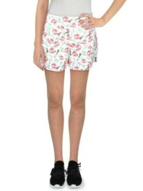 INC Womens White Floral Cropped Shorts 8 レディース