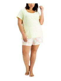 CHARTER CLUB Intimates Ivory Floral Sleep Shorts L レディース