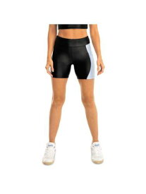 KORAL Womens Black Stretch Pocketed Unlined Active Wear High Waist Shorts XS レディース