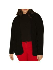 サンクチュアリ SANCTUARY Womens Black Chenille Long Sleeve Wear To Work Top Plus 2X レディース