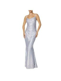 LAUNDRY Womens Silver Adjustable Straps Lined Sleeveless Formal Mermaid Dress 6 レディース
