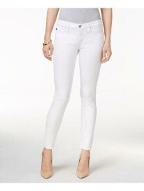 AG Womens White Zippered Pocketed Skinny Jeans 31R レディース