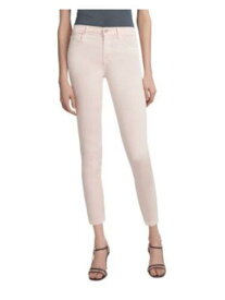 ジェイブランド J BRAND Womens Pink Stretch Pocketed Zippered Cropped Skinny Jeans 27 レディース