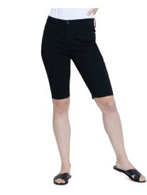 SEVEN7 Womens Black Stretch Zippered Pocketed Frayed Bermuda Shorts 12 レディース