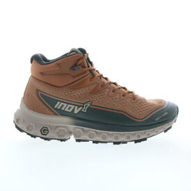 イノヴェイト Inov-8 RocFly G 390 000995-TATP Mens Brown Canvas Lace Up Hiking Boots メンズ