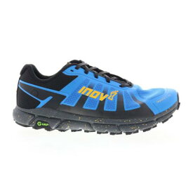 イノヴェイト Inov-8 TrailFly G 270 001058-BLNE Mens Blue Canvas Athletic Hiking Shoes メンズ