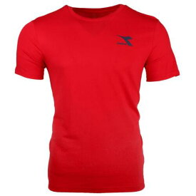 ディアドラ Diadora Chromia Crew Neck Short Sleeve T-Shirt Mens Red Casual Tops 177765-45046 メンズ