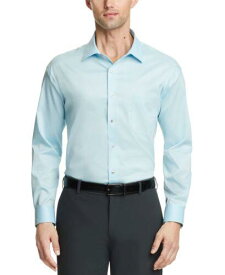 Van Heusen Men's Regular Fit Ultraflex Dress Shirt Blue Size 34X35 メンズ