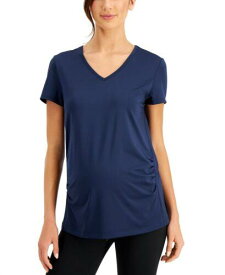 ID Ideology Women's Maternity T-Shirt Blue Size Medium レディース
