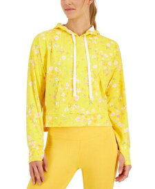 ID Ideology Women's Relaxed Pansy Techy Hoodie Yellow Size XX-Large レディース
