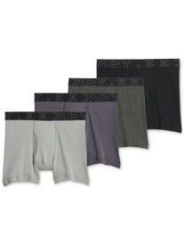 ジョッキー JOCKEY Intimates 3 Pack Black Boxer Brief Underwear S メンズ