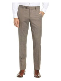 ザネラ ZANELLA Mens Parker Beige Flat Front Tapered Slim Fit Suit Separate Pants 42 メンズ