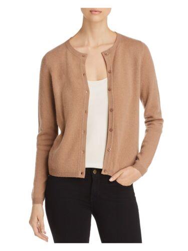 Designer Brand Womens Brown Long Sleeve Crew Neck Button Up Sweater XS レディース：サンガ