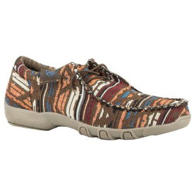 ローパー Roper Chillin Aztec Moccasins Womens Brown Multi Flats Casual 09-021-1791-2699 レディース