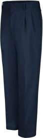 Red Kap mens Double Front Pleated Classic Look work utility pants Navy 50W x メンズ