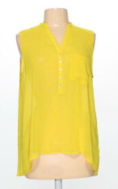 H&M Womens Yellow Tunic Size L (SW-7093565) レディース