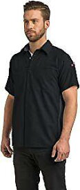 Red Kap Mens Performance Plus Shop Shirt with Oilblok Technology Black-2XL メンズ