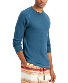 Sun + Stone Sun Stone Mens Remix Thermal Waffle-Kni Northern Coast 2XL DARK BLUE メンズ