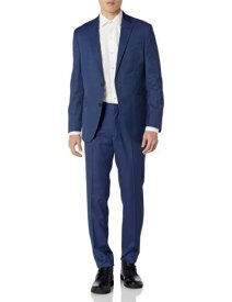 ケネスコール Kenneth Cole Unlisted Mens 2 Button Slim Fit Suit with Hemmed Pant Modern Blue メンズ