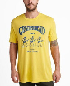 ジャンクフード Junk Food Men's Guitar Skeleton Short Sleeve T-Shirt Yellow Size Small メンズ
