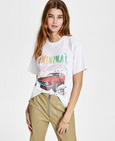 ジャンクフード Junk Food Women's Original Mustang Graphic Print Tee White Size X-Large レディース