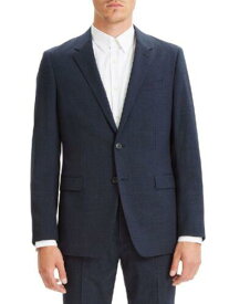 セオリー THEORY Mens Chambers Navy Single Breasted Slim Fit Suit Separate Blazer 42L メンズ