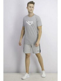 ポニー PONY Mens Gray Graphic Short Sleeve Classic Fit T-Shirt M メンズ