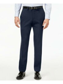 ケネスコール REACTION KENNETH COLE Mens Navy Slim Fit Stretch Pants W30/ L30 メンズ