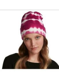 メデン STEVE MADDEN Womens Magenta Tie-Dyed Knit Brim Logo Hardware Beanie Hat Cap レディース