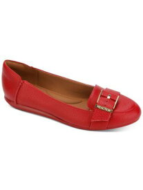 ケネスコール KENNETH COLE Womens Red Scale Print Footbed Viv Toe Wedge Slip On Loafers 9.5 M レディース