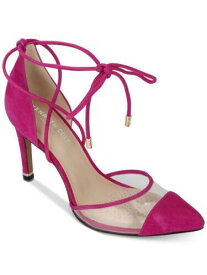 ケネスコール KENNETH COLE NEW YORK Womens Purple Vinyl Riley 85 Stiletto Leather Pumps 6 レディース