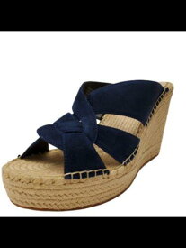 ケネスコール KENNETH COLE NEW YORK Womens Blue Sandal 1-1/2 Platform Mule Mules Shoes 7 M レディース