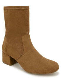 ケネスコール REACTION KENNETH COLE Womens Beige Road Round Toe Block Heel Heeled Boots 8.5 レディース