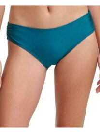 カルバンクライン CALVIN KLEIN Women's Green Stretch Lined UV Protection Hipster Swimsuit Bottom L レディース