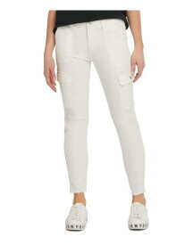 ディーケーエヌワイ DKNY Womens Ivory Zippered Pocketed Skinny Pants 28 レディース