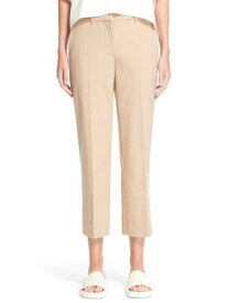 ヘルムートラング HELMUT LANG Womens Beige Bonded Hem Hook And Bar Closure Cropped Pants 0 レディース