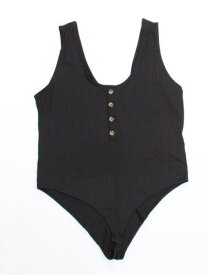 H&M Womens Black Bodysuit Size XXL (SW-7074509) レディース