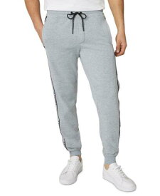 ディーケーエヌワイ Dkny Mens Tanner Regular-Fit Stretch Logo-Taped Jogger Pants Gray Size XL メンズ