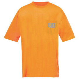 キャタピラー Caterpillar Men Hi-Vis Trademark Pocket Tee T Shirt メンズ