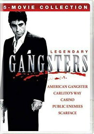 【輸入盤】Universal Studios Legendary Gangsters: 5-Movie Collection (American Gangster/Carlito'sWay/Casino/P