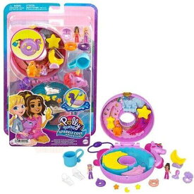 Mattel - Polly Pocket Sparkle Cove Adventure Unicorn Floatie Compact [New Toy]